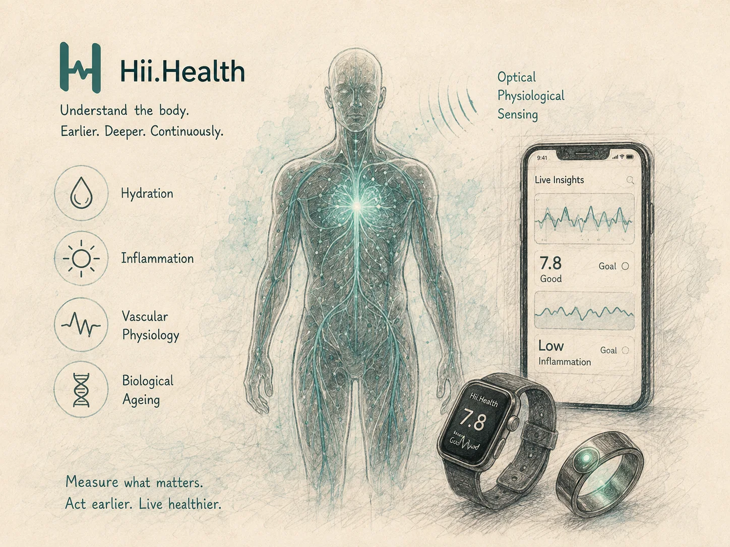 Yudara studying a non-invasive visualization of human physiological signals